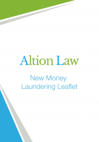 New Money Laundering Leaflet | Specialist Commercial Law Milton Keynes